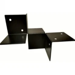 Best HomingXL Houtverbinding vierweg - verzinkt en zwart gepoedercoat - 85 x 85 mm