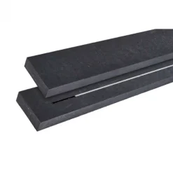 Plus Danmark Kinderpicknicktafel gerecycled plastic zwart | Alpha 118 x 177 x 57 cm