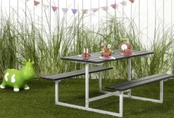Discount Plus Danmark Kinderpicknicktafel vuren geimpregneerd - Basic zwart