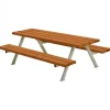 Outlet Plus Danmark Kinderpicknicktafel vuren gegrond teak - Alpha 118 x 177 x 57 cm