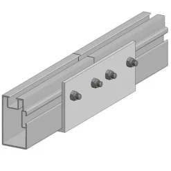 Outlet Aslon systems Koppelstuk met bout en moer aluminium tbv 40 x 75 aluminium Profi onderbalk
