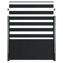 Discount Elephant Lamellen set composiet - triple Rhombus antraciet - 180 x 15 cm (6 stuks)