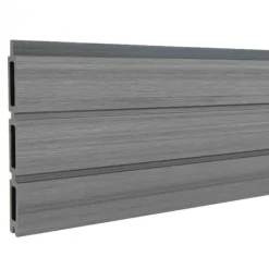 New Elephant Lamellen set composiet - triple Rhombus natural grey - co-extrusie 180 x 15 cm (6 stuks)