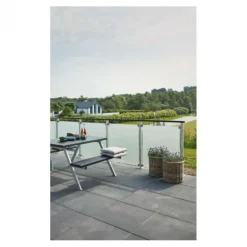 Hot Plus Danmark Leuning tbv tuinhek mahonie zwart (199 cm)