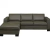 Best HomingXL Loungebank - Shuffle - links - lederlook Missouri antraciet 02