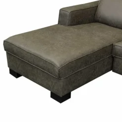 Best HomingXL Loungebank - Shuffle - links - lederlook Missouri antraciet 02