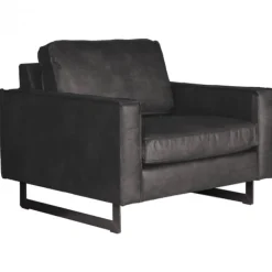 Outlet HomingXL Loveseat - Riverdance - leer Colorado antraciet 01