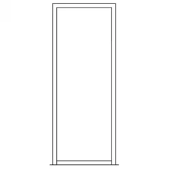 Best Svedex Montagekozijn Match ZB70 - zonder bovenlicht - staal - tbv stomp deuren