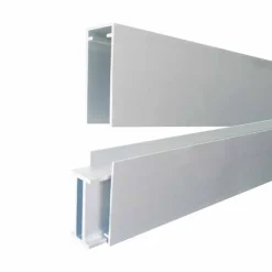 Best Elephant Onder- en bovenregel aluminium - Modular blank geanodiseerd verticaal - 2 x 2,5 x 180 cm