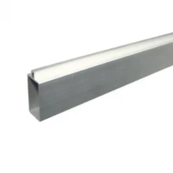 Outlet Elephant Onder- en bovenregel set blank aluminium tbv Modular schutting