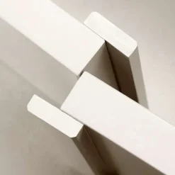 Sale Austria Oplossing dubbele deuren - Aanslaglat uni voor stompe deuren - Wit voorbehandeld