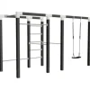 Discount Plus Danmark Outdoor fitnesstoestel zwart hout - model 3