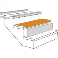 Clearance CanDo Overzettrede met neus - Laminaat - Beige eiken