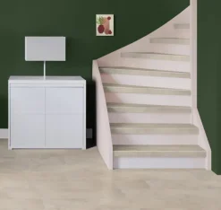 New Stepwood Overzettrede met neus - SPC - Beton Taupe