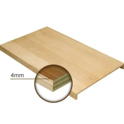 Sale Stepwood Overzettrede met neus (2 stuks) - Eikenhout 3 mm toplaag Natuur