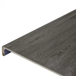 Outlet Stepwood Overzettrede met neus (2 stuks) - PVC toplaag - Eik zwart