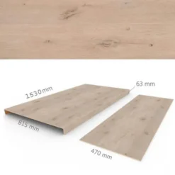 Outlet COREtec Overzettreden met neus (2 stuks) - PVC WPC - Forest