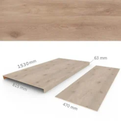 COREtec Overzettreden met neus (2 stuks) - PVC WPC - Meadow