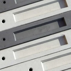 Outlet Elephant Paal beton diamantkop - tussenpaal 8,5 x 8,5 cm zwart