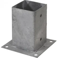 Sale Plus Danmark Paalhouder met voet gegalvaniseerd tbv tuinpaal van 9 x 9 cm - 15 x 15 cm