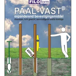 New Filoform Paal-vast lichtgewicht vulmiddel voor tuinpalen (400 gr)