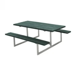 Outlet Plus Danmark Picknicktafel gerecycled kunststof - Basic - groen
