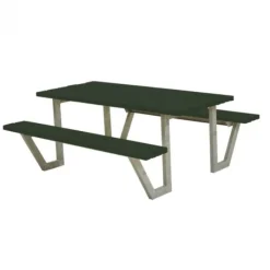 Sale Plus Danmark Picknicktafel vuren gegrond groen - Wega - 177 cm