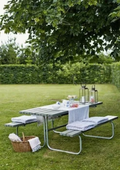 Discount Plus Danmark Picknicktafel vuren geimpregneerd - Classic - grijsbruin