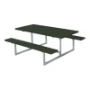 Online Plus Danmark Picknicktafel vuren geimpregneerd - Basic - groen