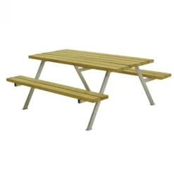 New Plus Danmark Picknicktafel vuren geimpregneerd - Alpha - 177 cm
