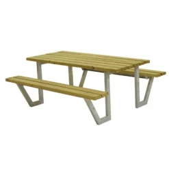 Outlet Plus Danmark Picknicktafel vuren geimpregneerd - Wega - 177 cm