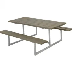 Outlet Plus Danmark Picknicktafel vuren geimpregneerd - Basic - grijsbruin