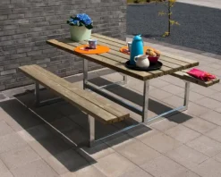 Outlet Plus Danmark Picknicktafel vuren geimpregneerd - Basic