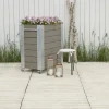 Plus Danmark Plantenbak vuren geimpregneerd - Cubic grijsbruin 87 x 50 x 95 cm