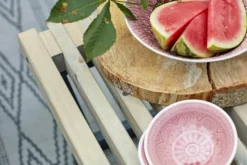 Outlet Plus Danmark Tuinset Siesta - Dennenhout grijs gebeitst - Tafel 80 cm breed