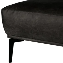 Hot HomingXL Poef - Tulp - leer Colorado antraciet 01