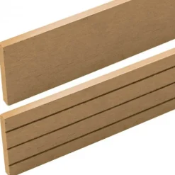 Sale C-Wood Randafwerking composiet teak bruin 5,9 cm hoog (3 mtr)