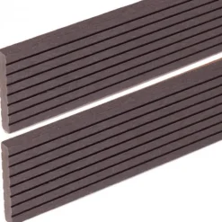 New DuoWood Randafwerking recht Steengrijs / Lava (2,2 mtr)