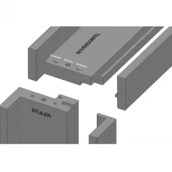 Best Austria Renov8 Blanco kozijn ZB70 - zonder bovenlicht - tbv stompe deur