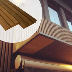 Sale Smaragd Rhombusprofiel Hardhout Thermo Fraké 1,8 x 13,9 cm