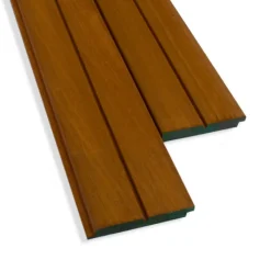 Clearance Smaragd Rhombusprofiel Hardhout Thermo Okoume double 1,9 x 12,3 cm