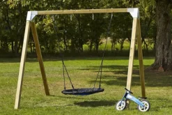 New Plus Danmark Schommelframe vuren geimpregneerd - Cubic inclusief grondankers