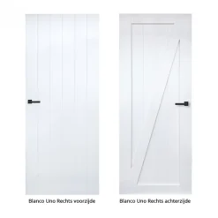 Clearance Austria Schuifdeur - Cabana Blanco - Uno rechts - Hoogwaardig voorgelakt wit