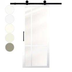 Best Austria Schuifdeur - Nero Legno - Asti - Voorbehandeld wit