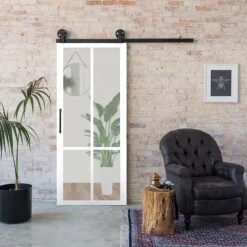 Clearance Austria Schuifdeur - Nero Legno - Brescia Tinto - Voorbehandeld wit