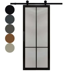 New Austria Schuifdeur - Nero Legno - Brescia Tinto - Voorbehandeld zwart