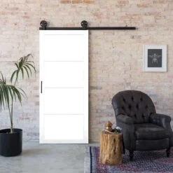 Hot Austria Schuifdeur - Nero Legno - Desio - Voorbehandeld wit