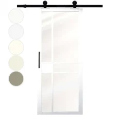 Hot Austria Schuifdeur - Nero Legno - Imola - Voorbehandeld wit