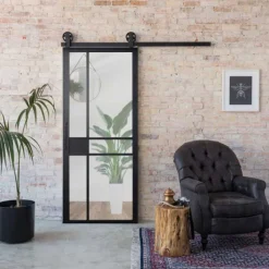 Austria Schuifdeur - Nero Legno - Imola Tinto - Voorbehandeld zwart