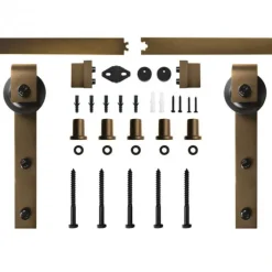 New Austria Schuifdeursysteem Nero Industriale Recht - Brons